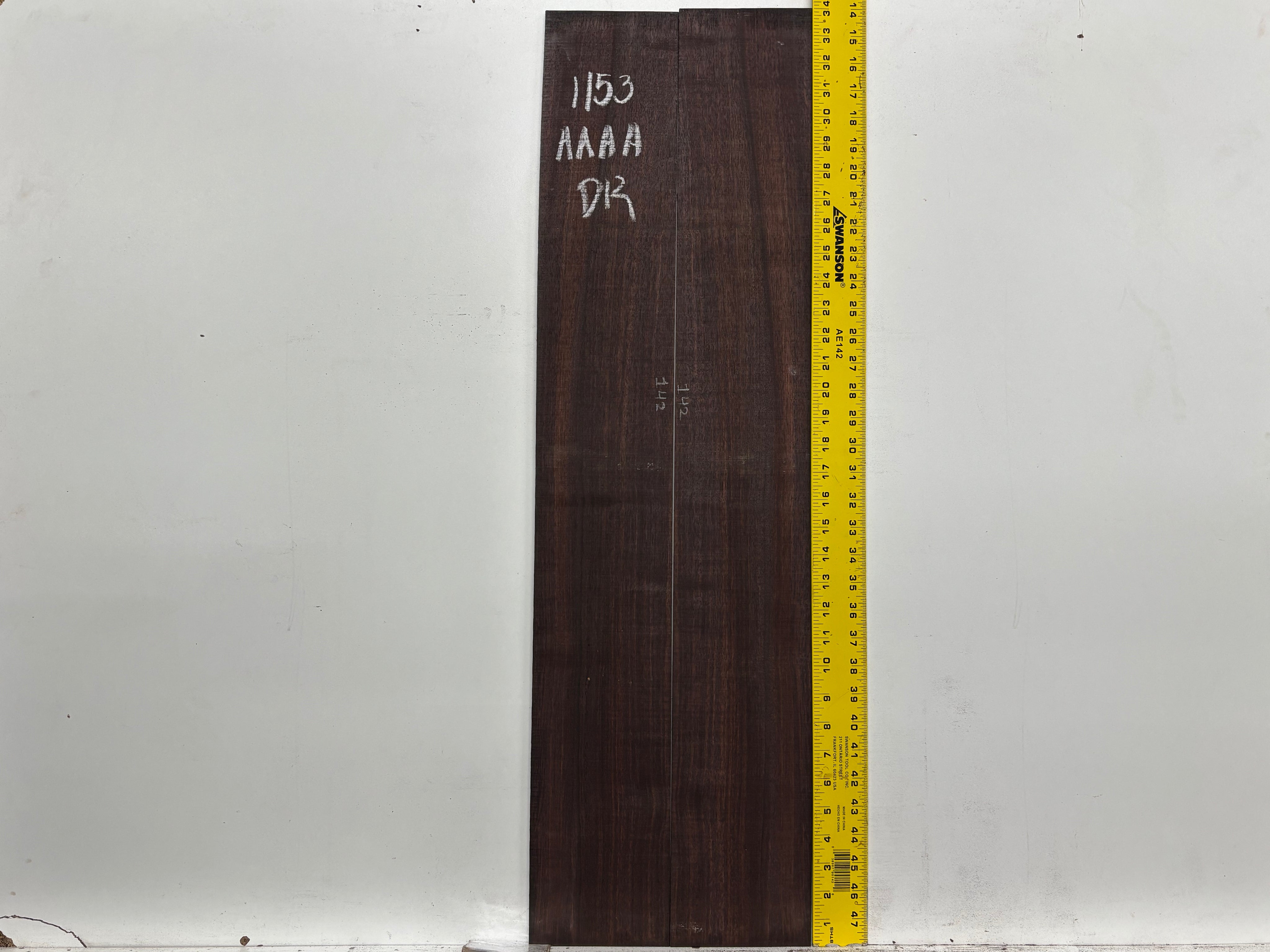 East Indian Rosewood Dreadnought AAAA Grade Guitar Back & Side Set #1153 - Exotic Wood Zone