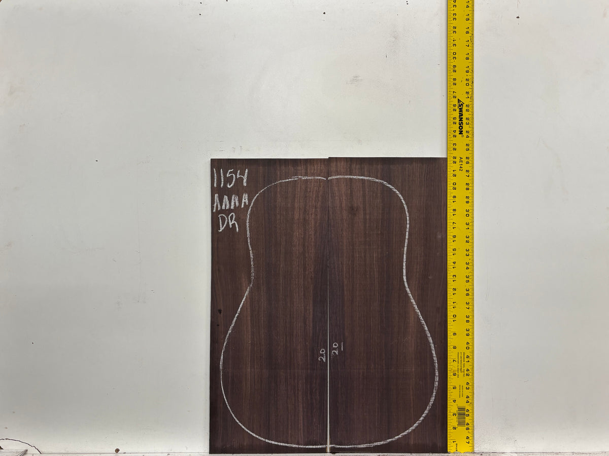East Indian Rosewood Dreadnought AAAA Grade Guitar Back & Side Set #1154 - Exotic Wood Zone