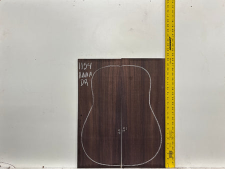 East Indian Rosewood Dreadnought AAAA Grade Guitar Back & Side Set #1154 - Exotic Wood Zone