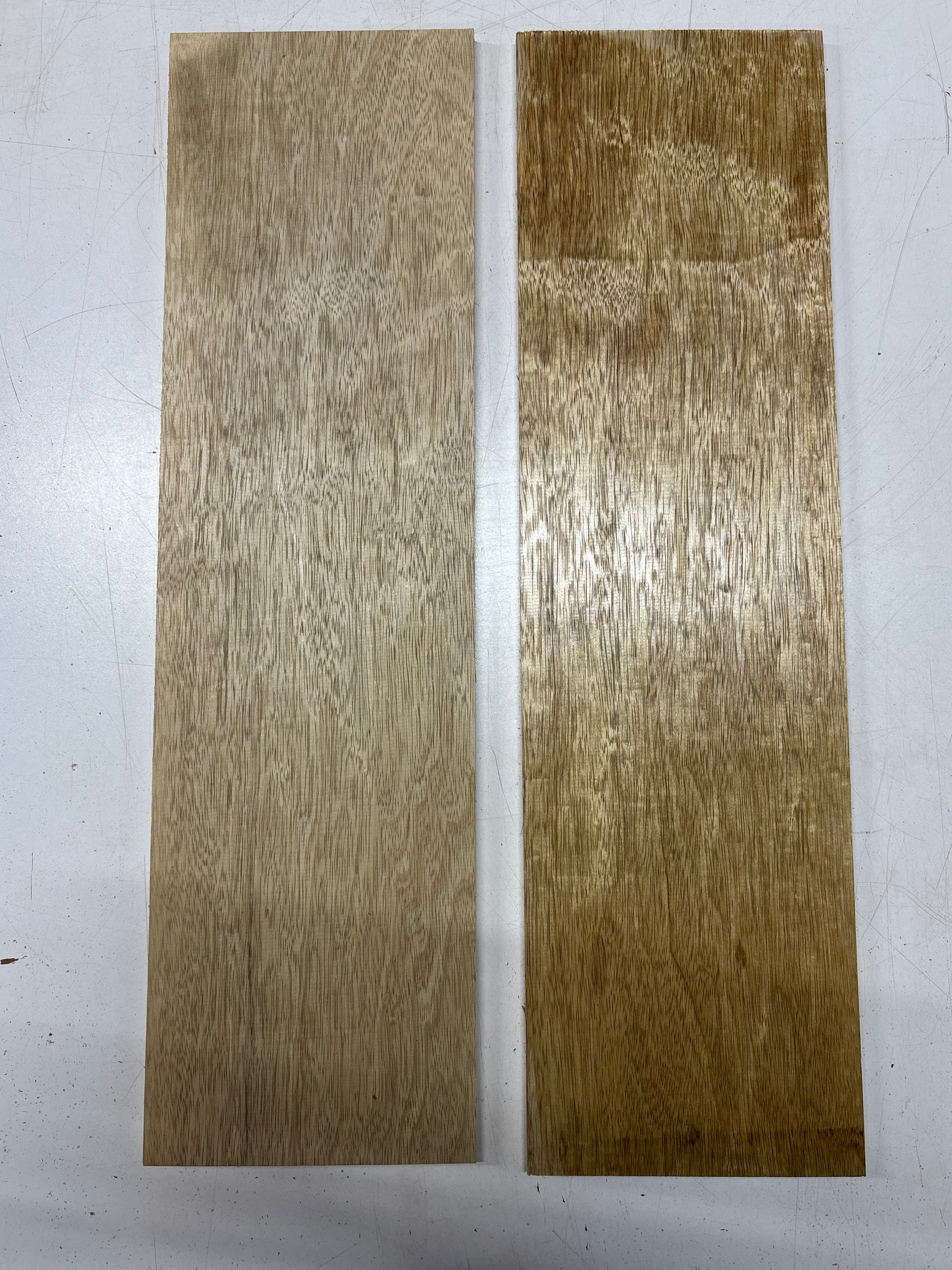 2 Pack, White Limba Thin Stock Lumber  24"x6-7/8"x3/8"#7692 - Exotic Wood Zone