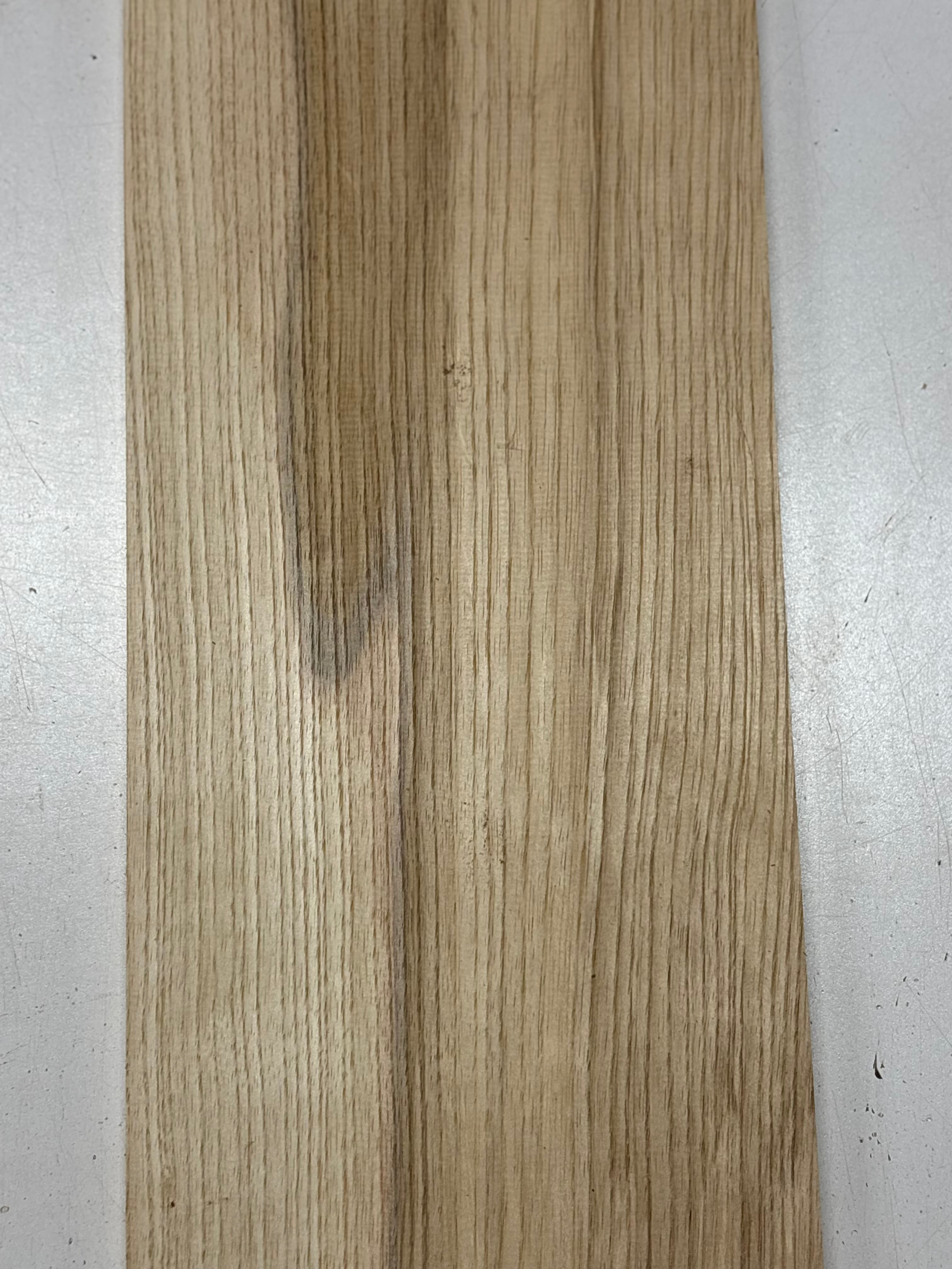 1 Piece, White Ash Thin Stock Lumber 24-1/2"x6-7/8"x3/8"#7694 - Exotic Wood Zone
