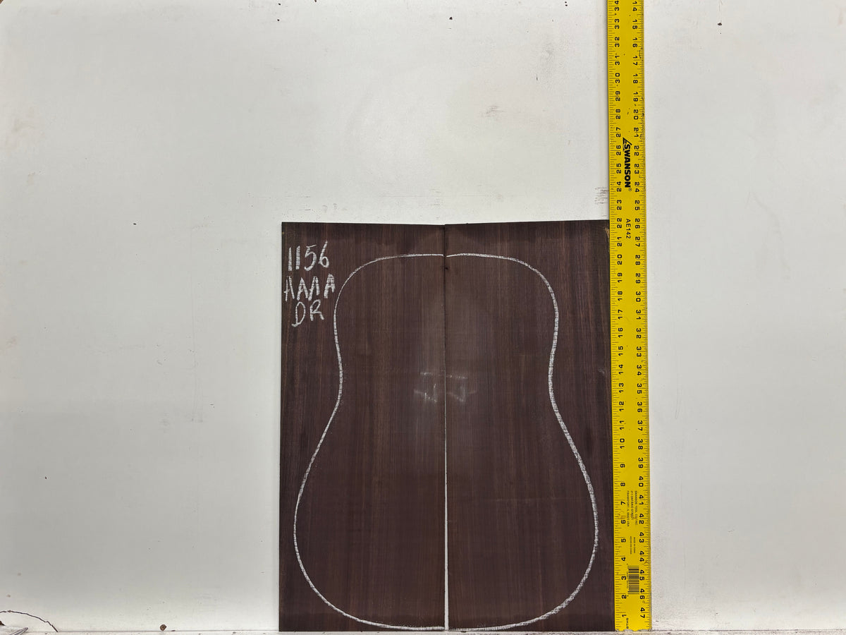 East Indian Rosewood Dreadnought AAAA Grade Guitar Back & Side Set #1156 - Exotic Wood Zone