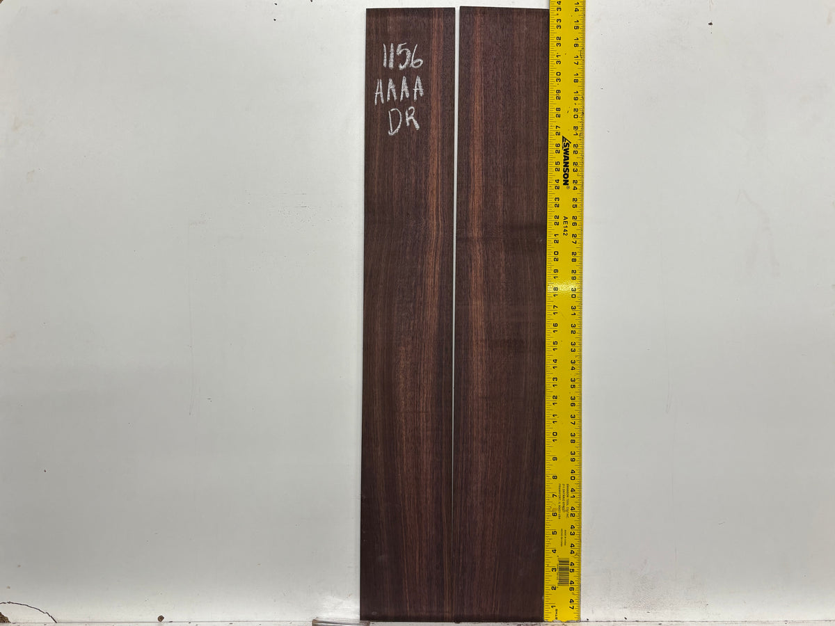 East Indian Rosewood Dreadnought AAAA Grade Guitar Back & Side Set #1156 - Exotic Wood Zone