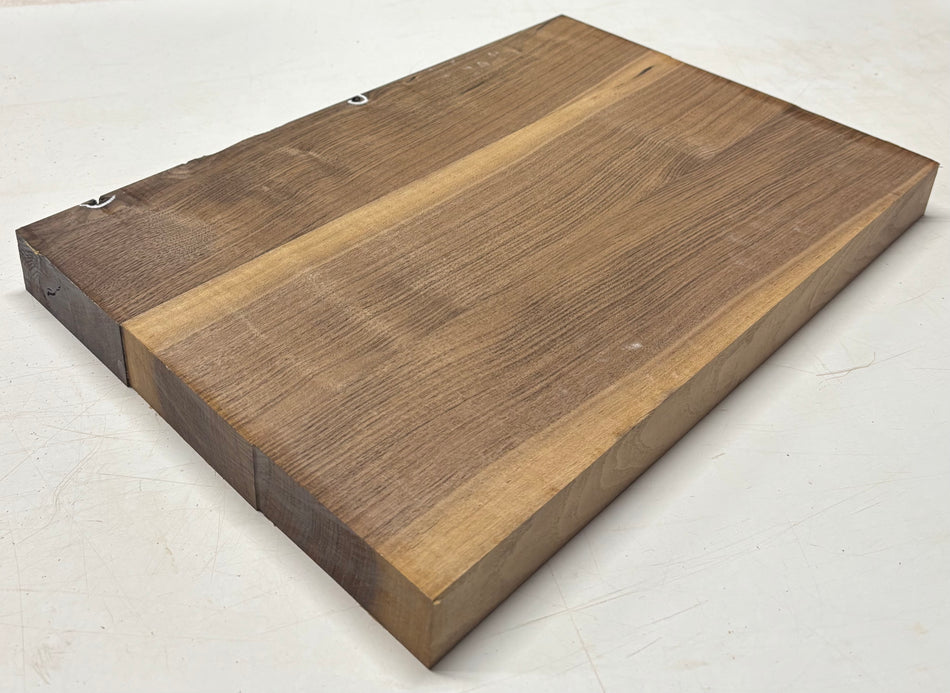 Black Walnut Guitar Body Blank - 21" x 14-1/2" x 1-3/4", 15 Lbs (3 Pcs Glued) #802