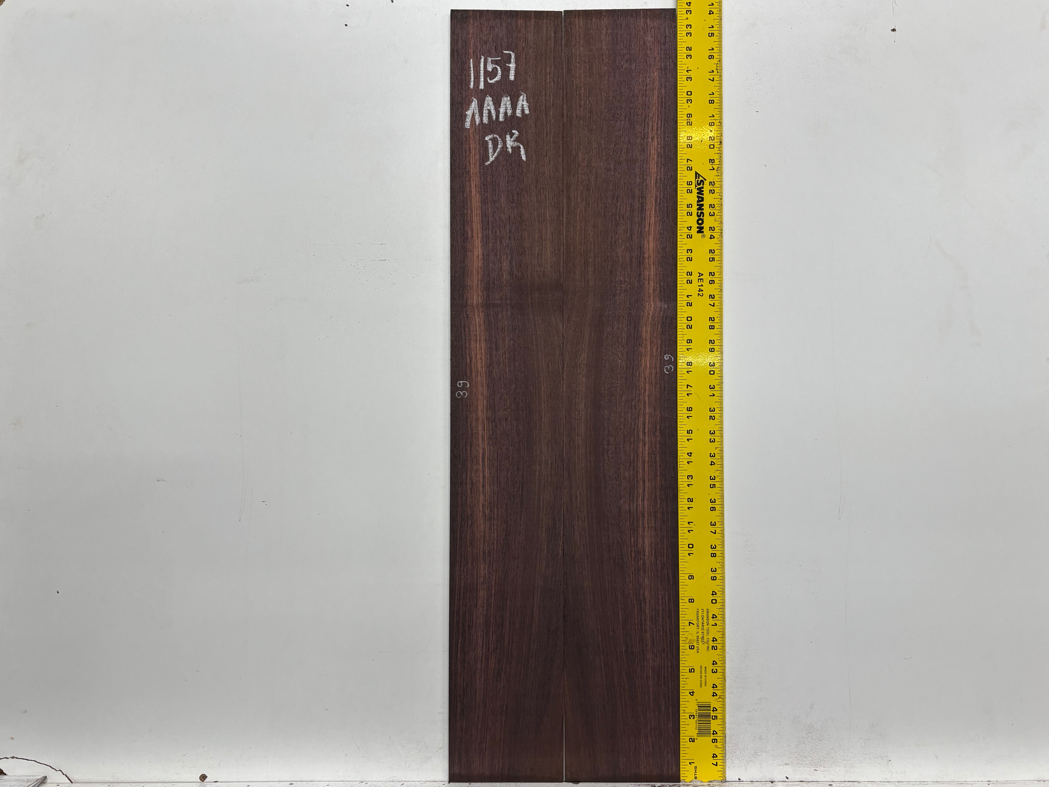 East Indian Rosewood Dreadnought AAAA Grade Guitar Back & Side Set #1157 - Exotic Wood Zone