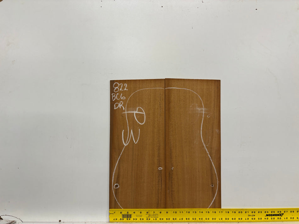 Mahogany Dreadnought Guitar Back & Side Set- BC Grade #822