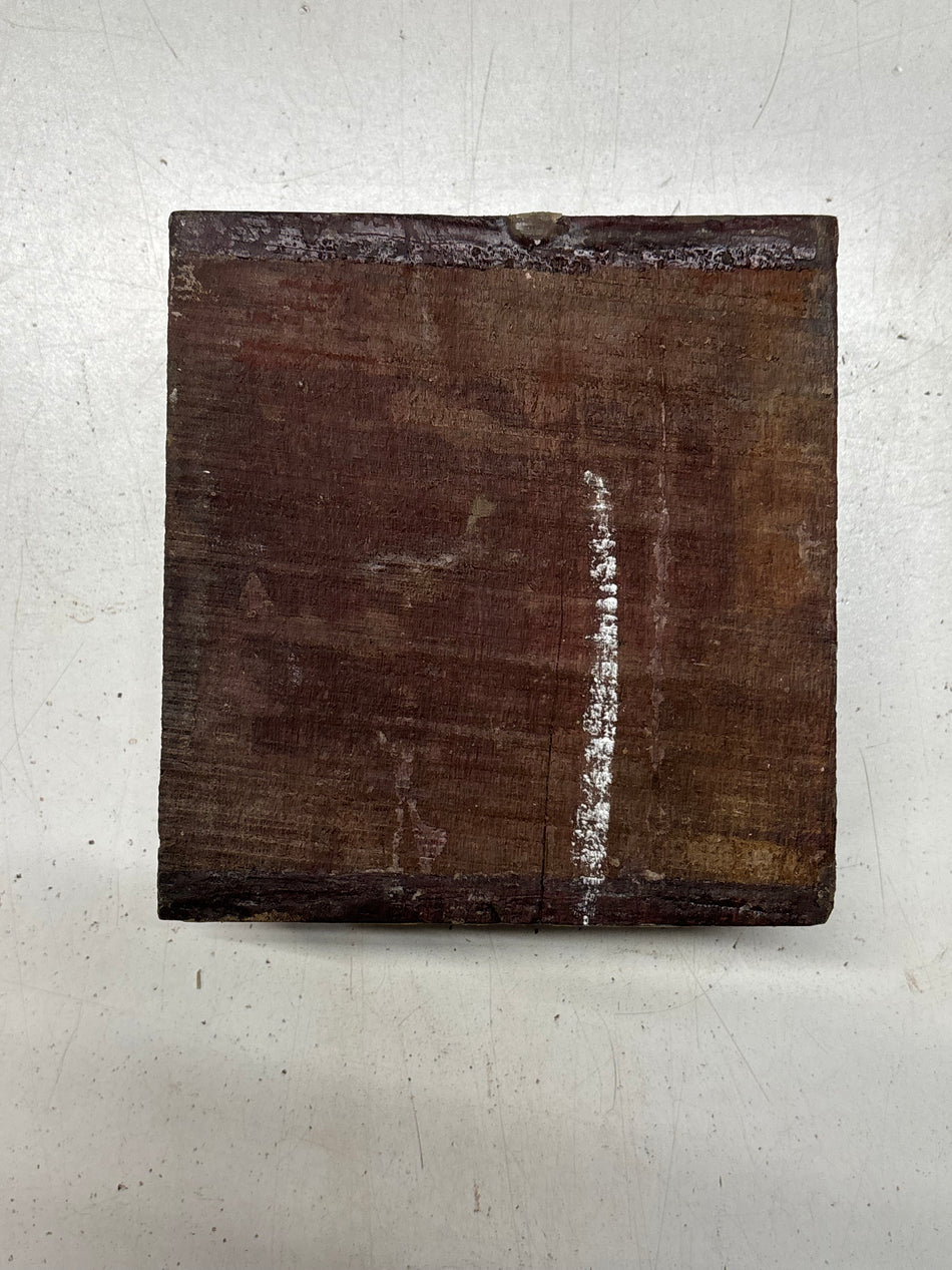 1 Piece, Purpleheart Bowl Blank 6"x6"x3"#7700 - Exotic Wood Zone