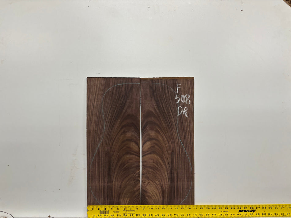 Juego de fondo y aros de guitarra de grado AAAA Dreadnought de palisandro de la India Oriental #61 