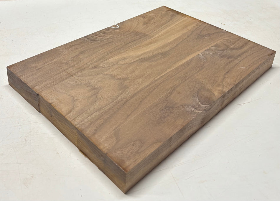 Black Walnut Guitar Body Blank - 21" x 14-3/4" x 1-3/4", 12 Lbs (3 Pcs Glued) #803