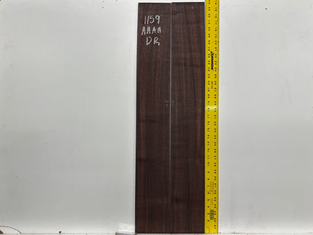 East Indian Rosewood Dreadnought AAAA Grade Guitar Back & Side Set #1159 - Exotic Wood Zone