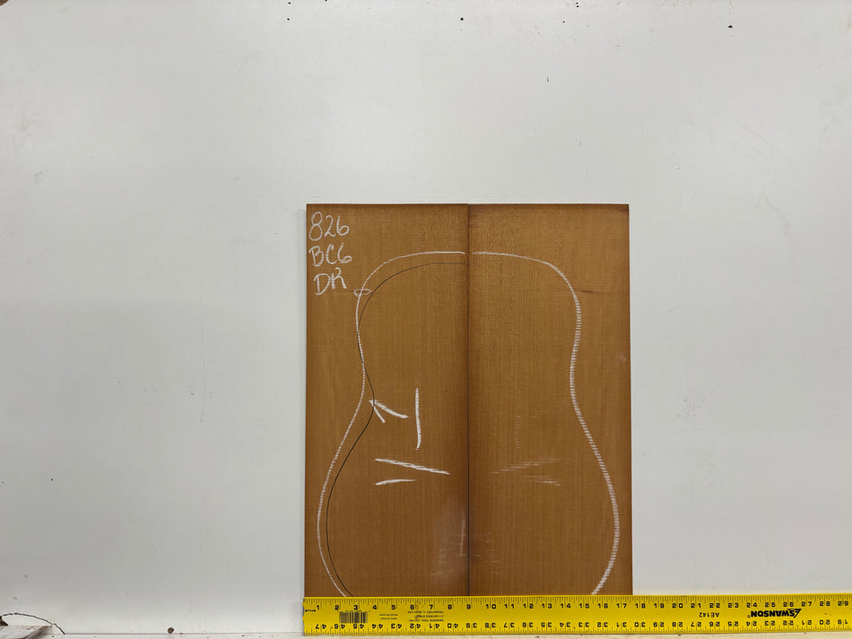 Mahogany Dreadnought Guitar Back & Side Set- BC Grade #826