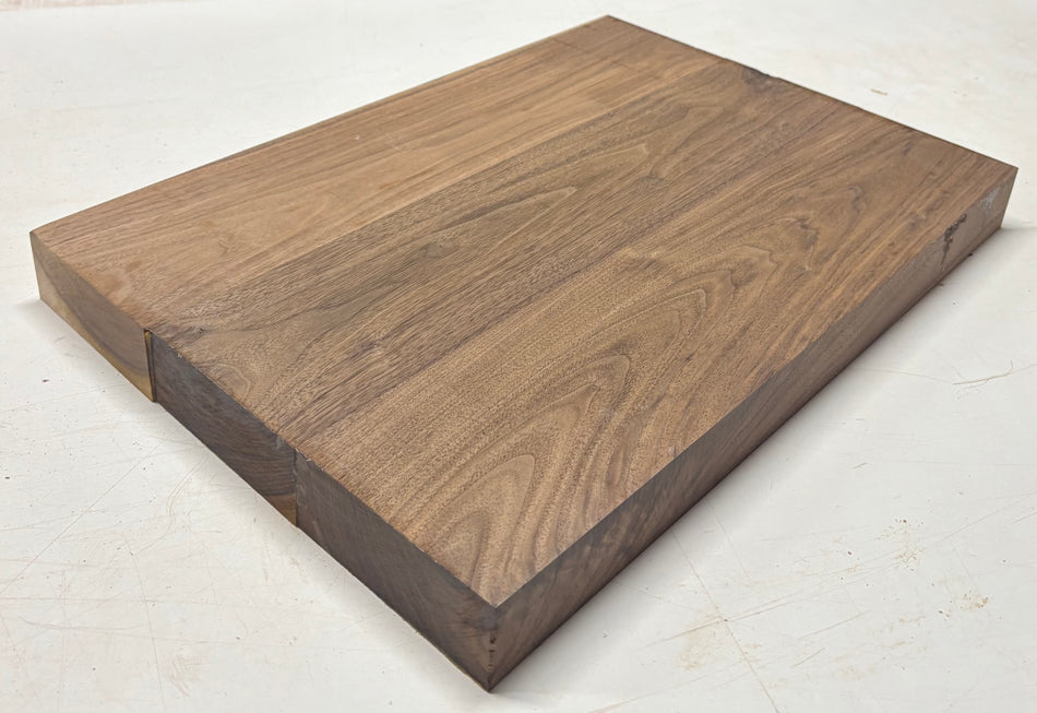 Black Walnut Guitar Body Blank - 21" x 14-3/8" x 1-7/8", 14 Lbs (3 Pcs Glued) #805