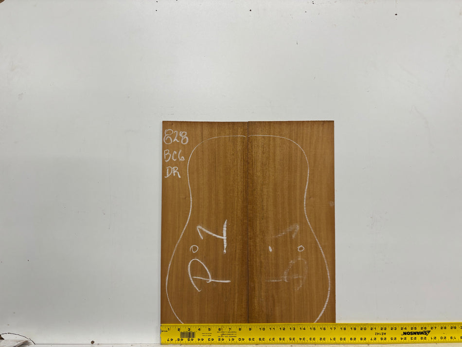 Mahogany Dreadnought Guitar Back & Side Set- BC Grade #828