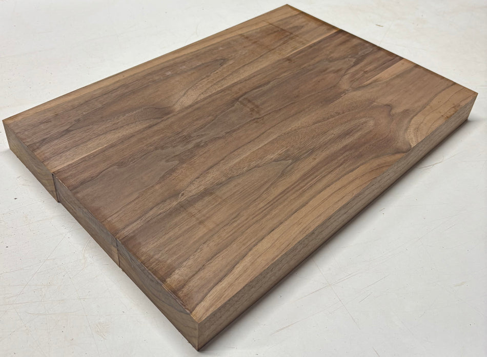 Black Walnut Guitar Body Blank - 21" x 14-5/8" x 1-3/4", 14 Lbs (3 Pcs Glued) #808