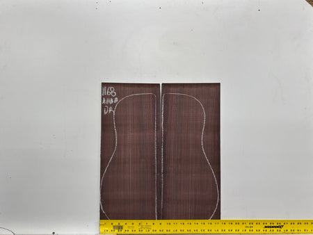 East Indian Rosewood Dreadnought AAAA Grade Guitar Back & Side Set #1168 - Exotic Wood Zone