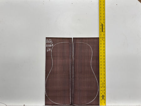 East Indian Rosewood Dreadnought AAAA Grade Guitar Back & Side Set #1168 - Exotic Wood Zone