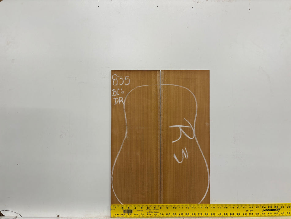 Mahogany Dreadnought Guitar Back & Side Set- BC Grade #835