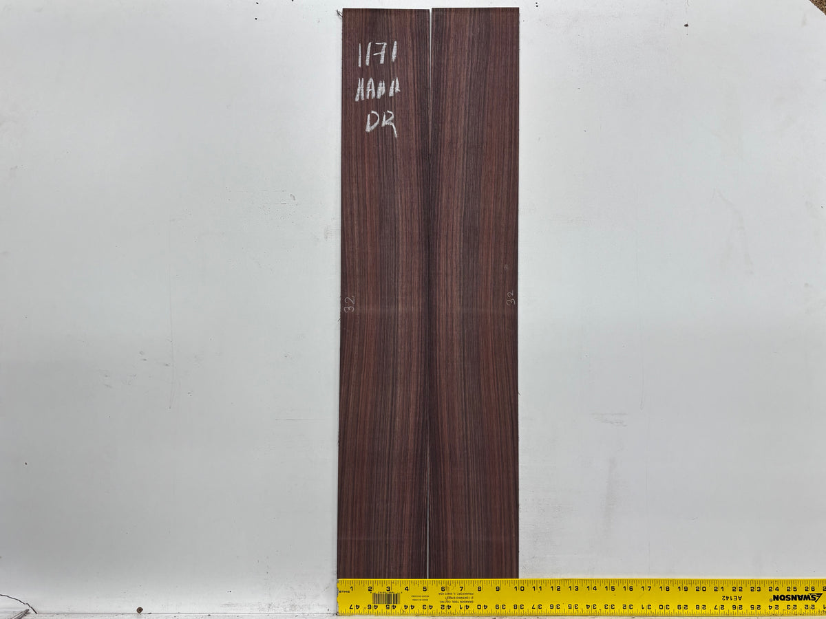 East Indian Rosewood Dreadnought AAAA Grade Guitar Back & Side Set #1171 - Exotic Wood Zone
