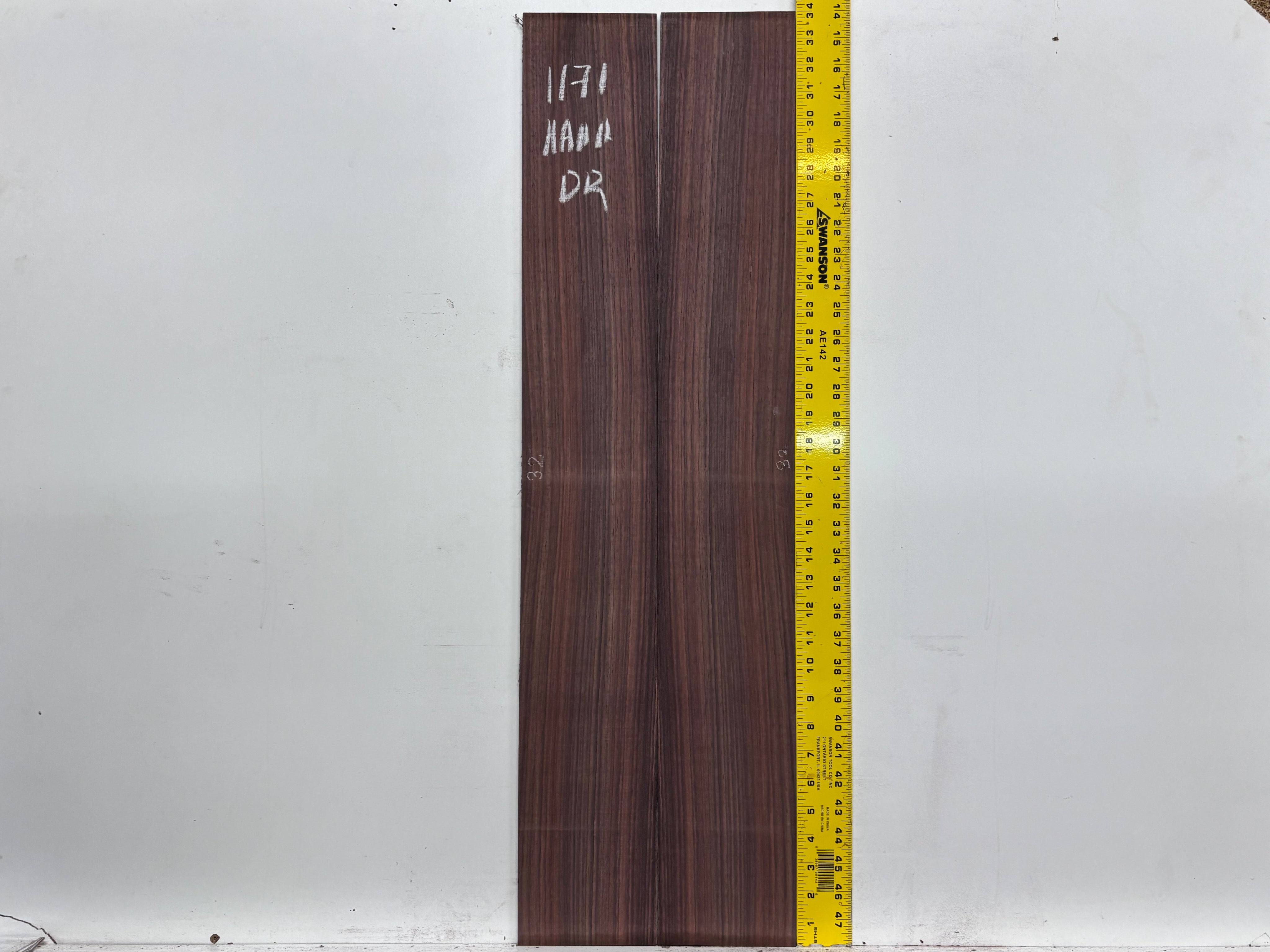 East Indian Rosewood Dreadnought AAAA Grade Guitar Back & Side Set #1171 - Exotic Wood Zone