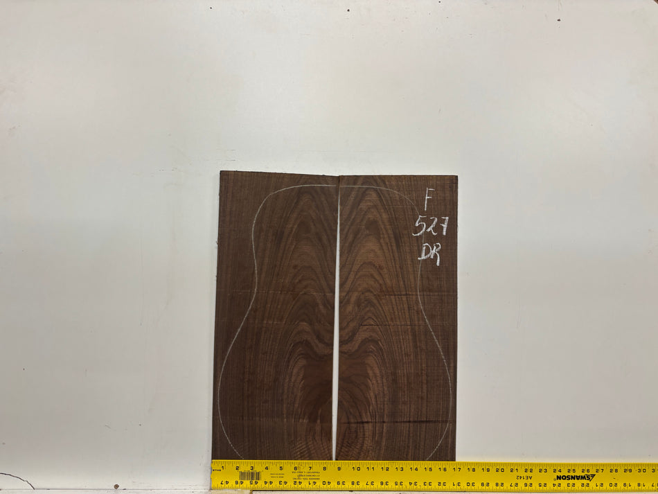 Juego de fondo y aros de guitarra de grado AAAA Dreadnought de palisandro de la India Oriental #61 