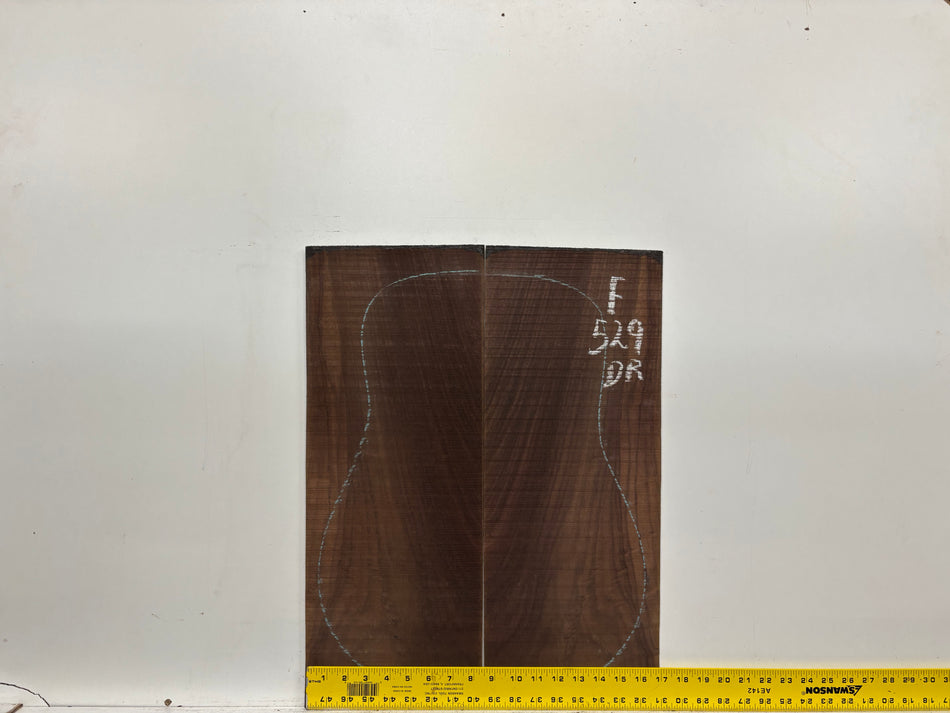 Juego de fondo y aros de guitarra de grado AAAA Dreadnought de palisandro de la India Oriental #61 