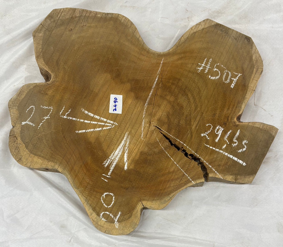 Wild Jack Live Edge Slab/Cookies - 27" x 20" x 2-1/4" #507