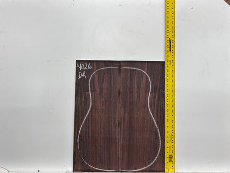Royal Indian Rosewood Dreadnought Guitar Back & Side Set #4026 - Exotic Wood Zone