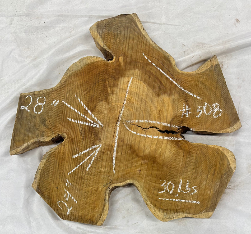 Wild Jack Live Edge Slab/Cookies - 28" x 24" x 2-1/4" #508