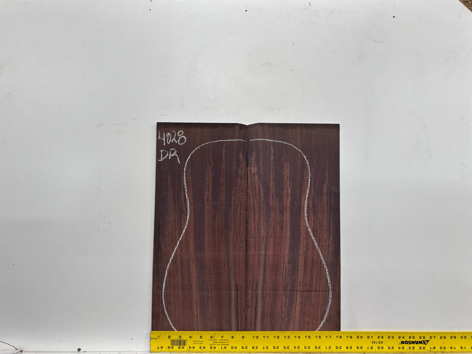 Royal Indian Rosewood Dreadnought Guitar Back & Side Set #4028 - Exotic Wood Zone