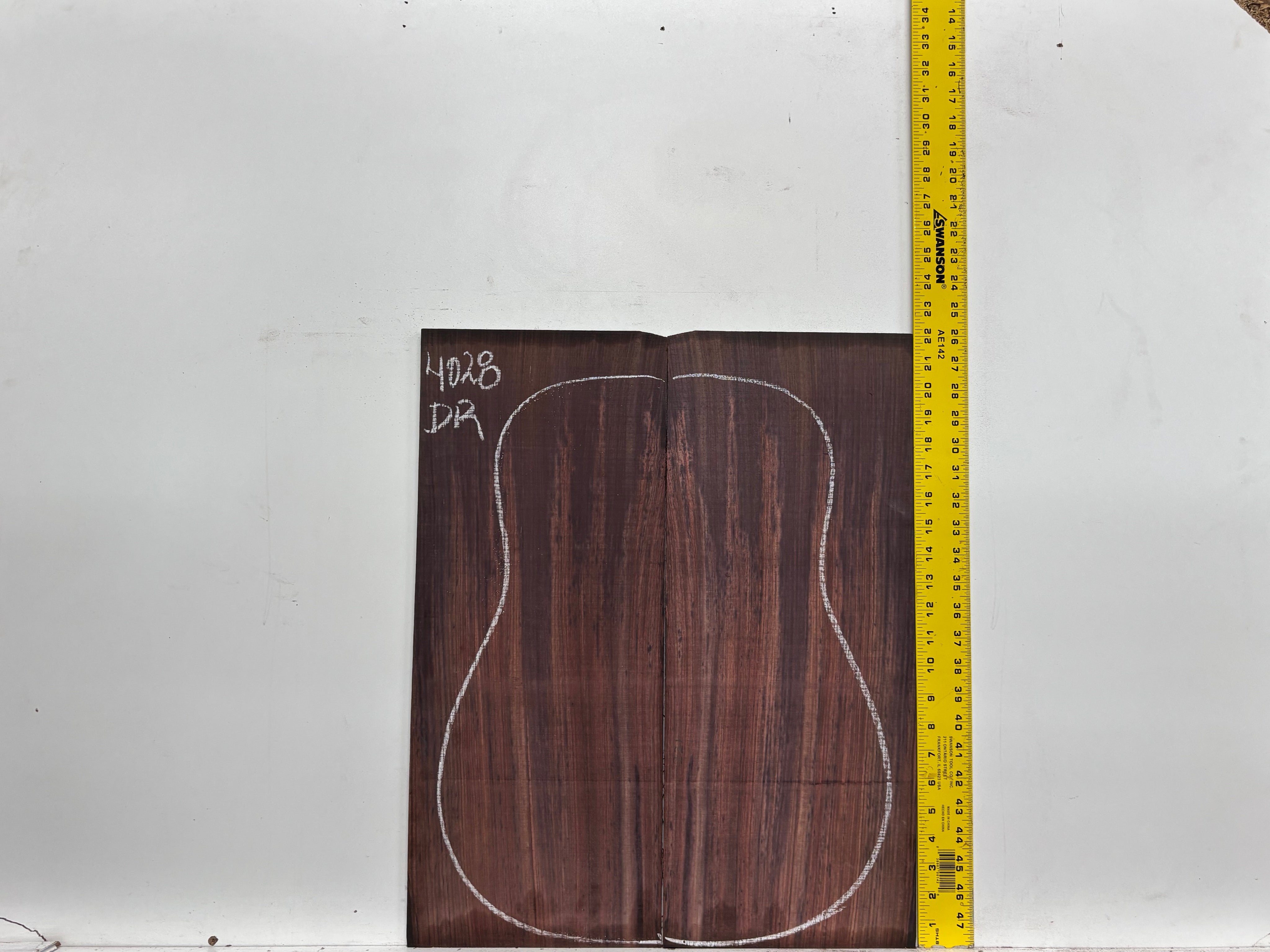 Royal Indian Rosewood Dreadnought Guitar Back & Side Set #4028 - Exotic Wood Zone