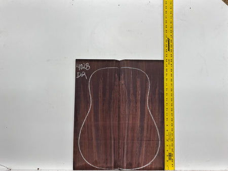 Royal Indian Rosewood Dreadnought Guitar Back & Side Set #4028 - Exotic Wood Zone
