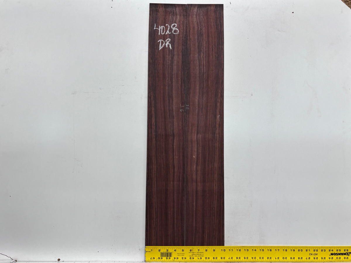 Royal Indian Rosewood Dreadnought Guitar Back & Side Set #4028 - Exotic Wood Zone