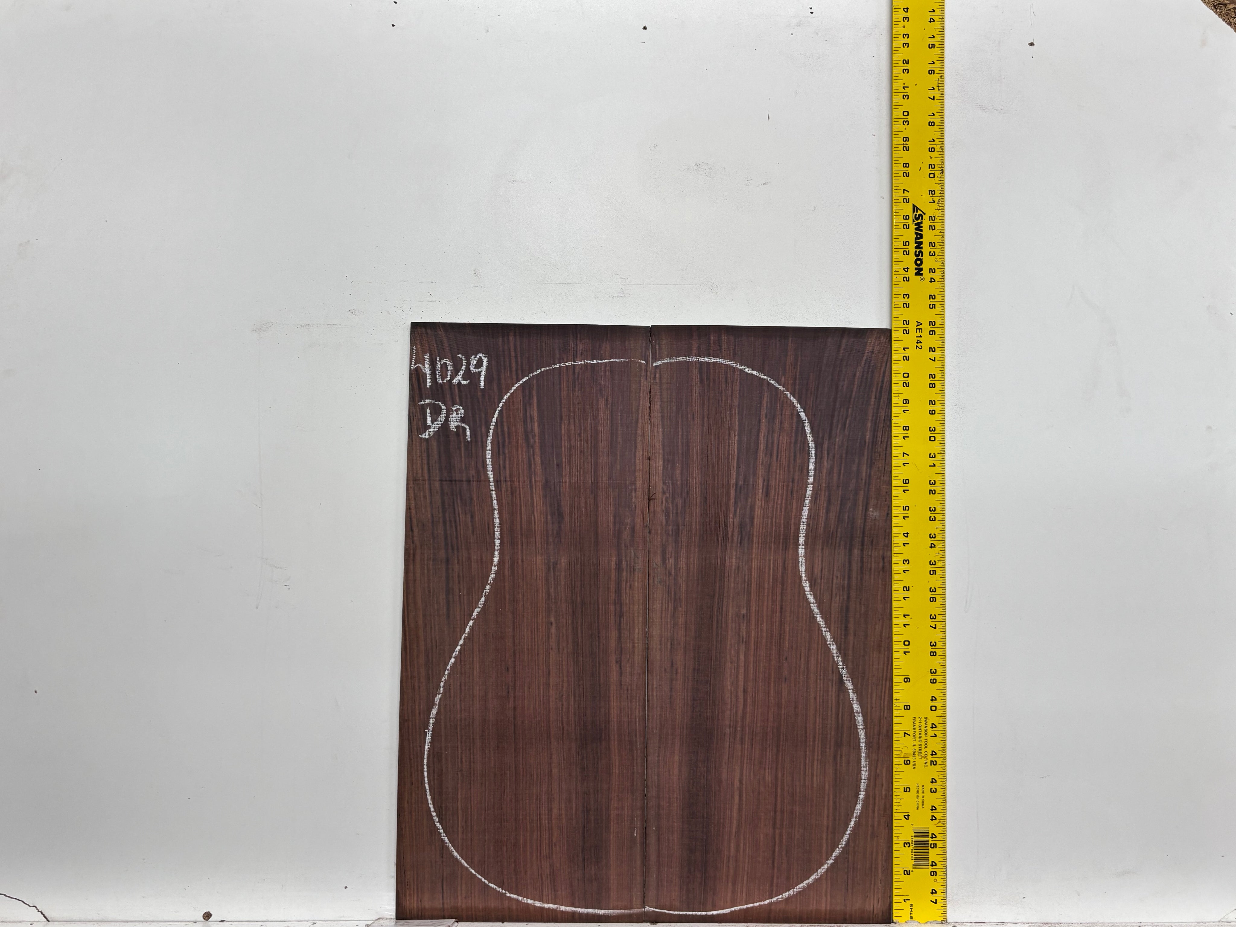 Royal Indian Rosewood Dreadnought Guitar Back & Side Set #4029 - Exotic Wood Zone
