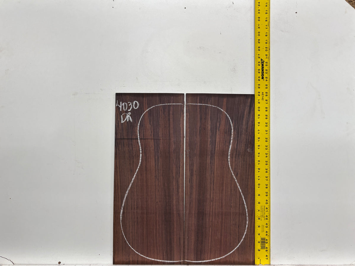 Royal Indian Rosewood Dreadnought Guitar Back & Side Set #4030 - Exotic Wood Zone