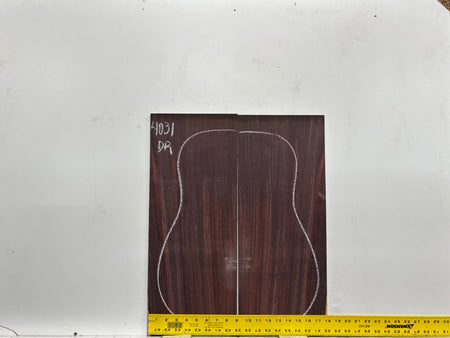 Royal Indian Rosewood Dreadnought Guitar Back & Side Set #4031 - Exotic Wood Zone