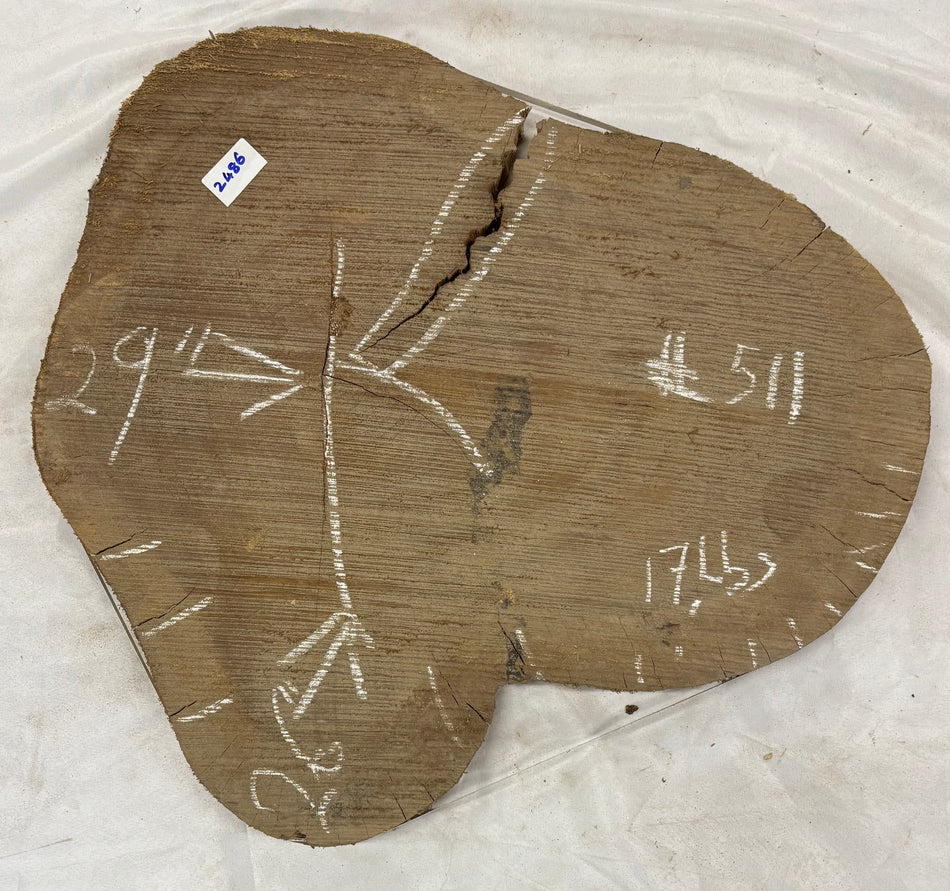 Wild Jack Live Edge Slab/Cookies - 29" x 26" x 2" #511