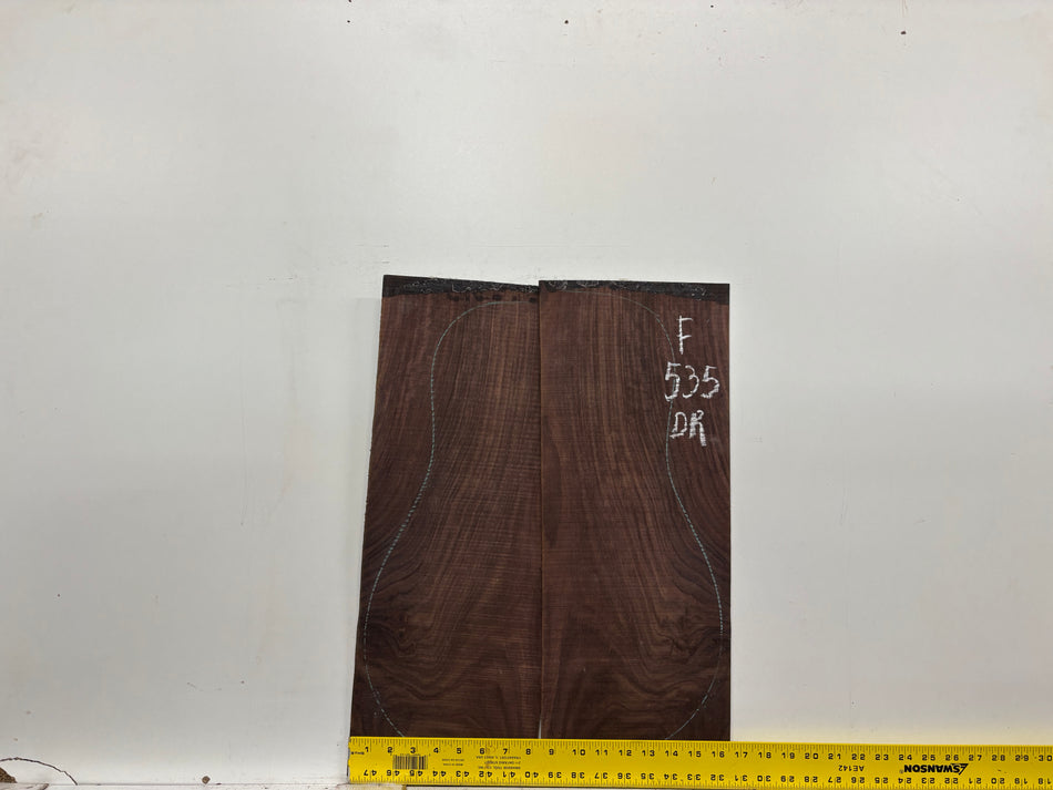 Juego de fondo y aros de guitarra de grado AAAA Dreadnought de palisandro de la India Oriental #61 