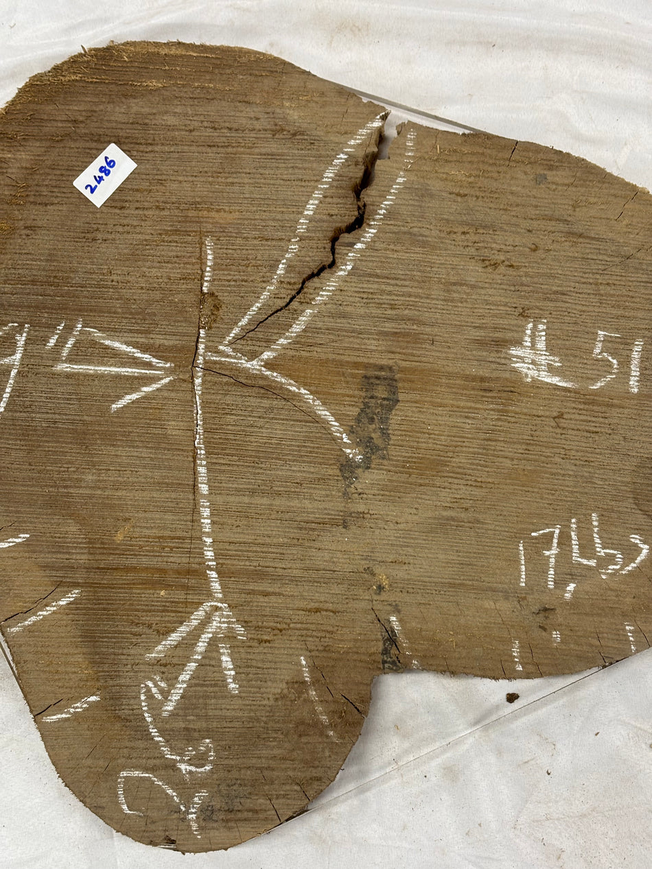 Wild Jack Live Edge Slab/Cookies - 29" x 26" x 2" #511