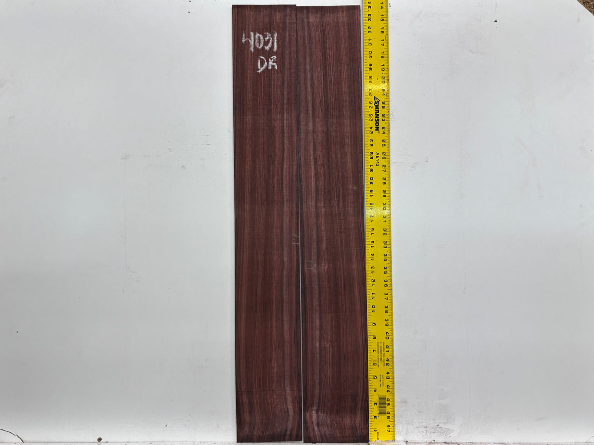 Royal Indian Rosewood Dreadnought Guitar Back & Side Set #4031 - Exotic Wood Zone
