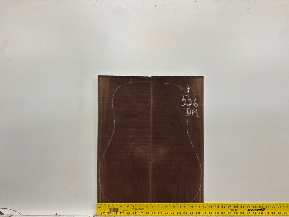 Juego de fondo y aros de guitarra de grado AAAA Dreadnought de palisandro de la India Oriental #61 