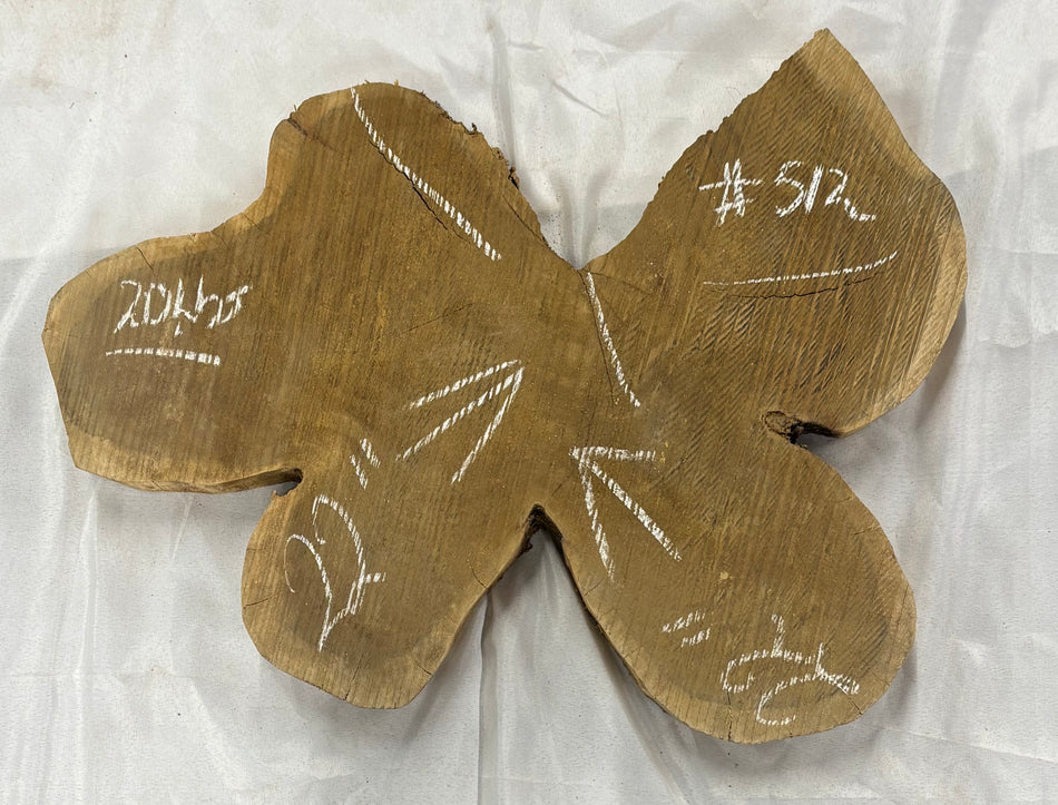 Wild Jack Live Edge Slab/Cookies - 20" x 22" x 2-1/4" #512