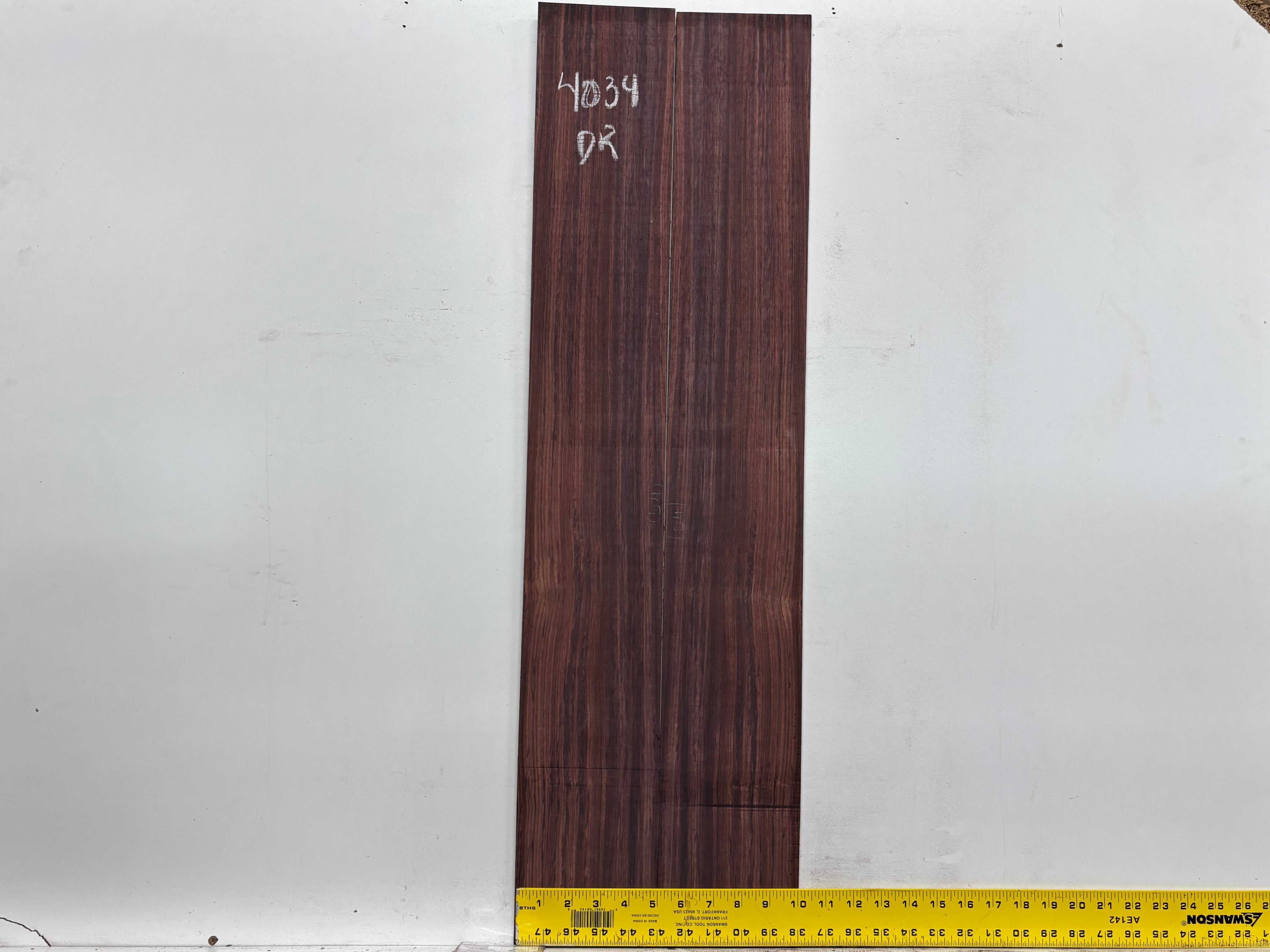 Royal Indian Rosewood Dreadnought Guitar Back & Side Set #4034 - Exotic Wood Zone