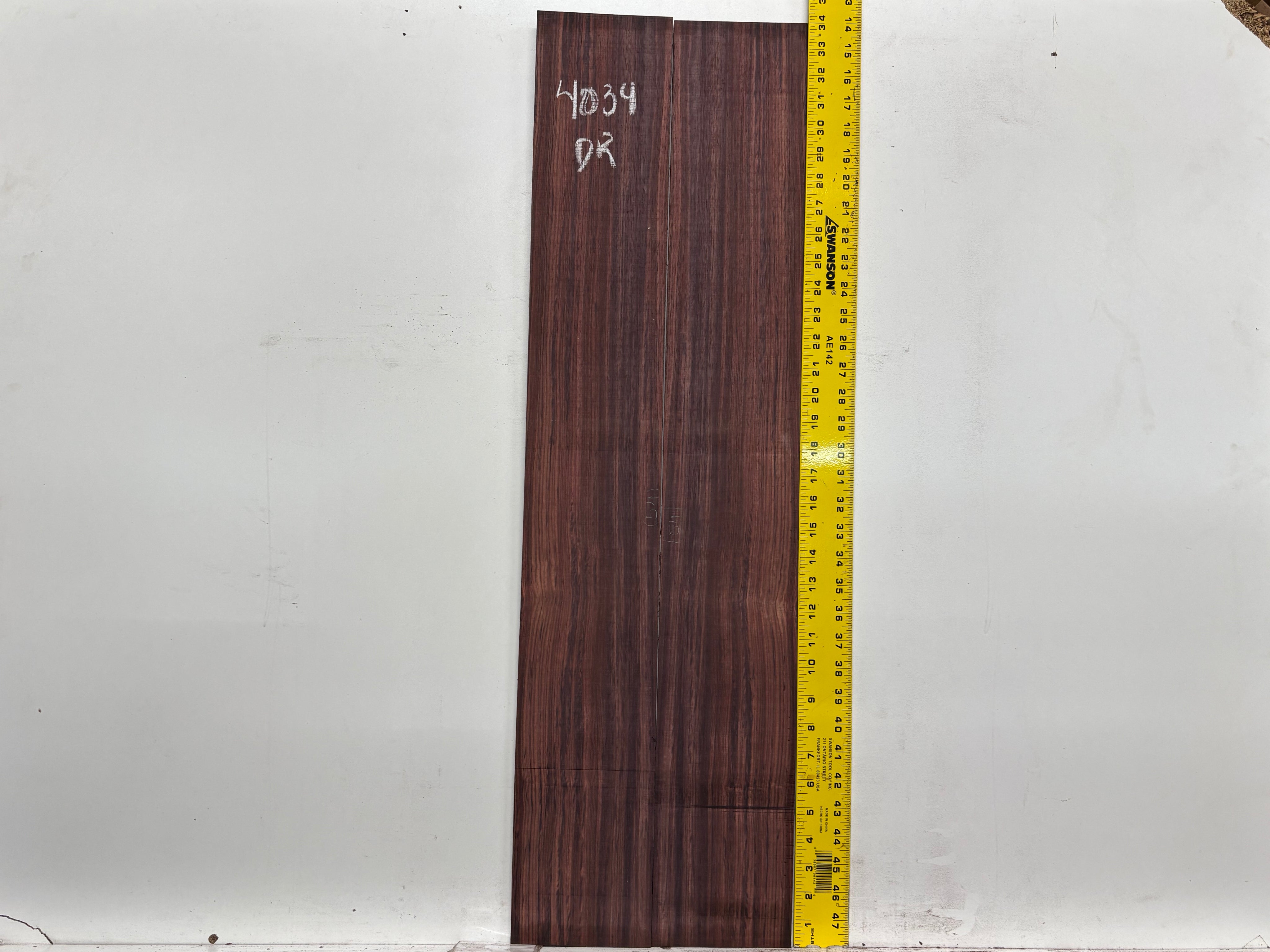 Royal Indian Rosewood Dreadnought Guitar Back & Side Set #4034 - Exotic Wood Zone