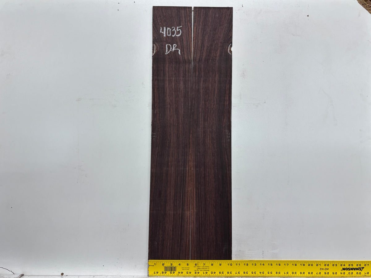 Royal Indian Rosewood Dreadnought Guitar Back & Side Set #4035 - Exotic Wood Zone