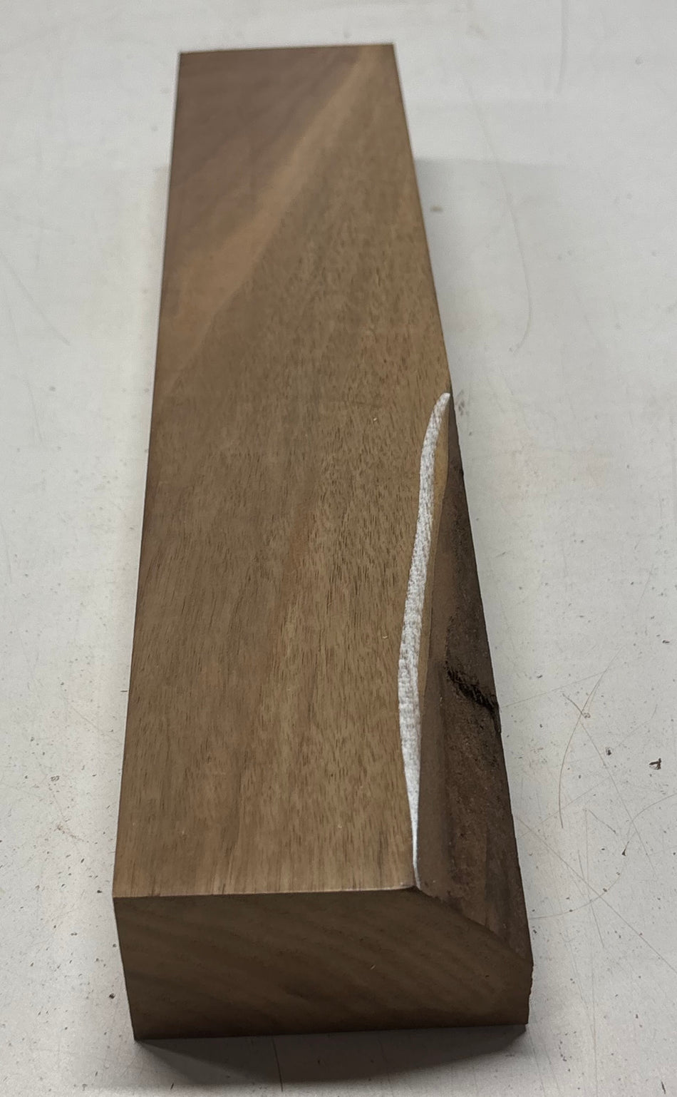 1 Piece, Black Walnut Lumber Board Blank 17"x3-1/2"x1-7/8" #7754 - Exotic Wood Zone