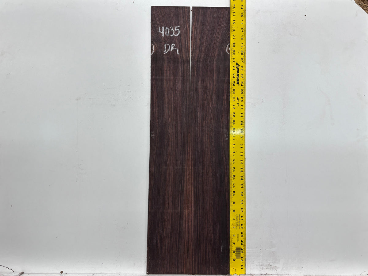 Royal Indian Rosewood Dreadnought Guitar Back & Side Set #4035 - Exotic Wood Zone
