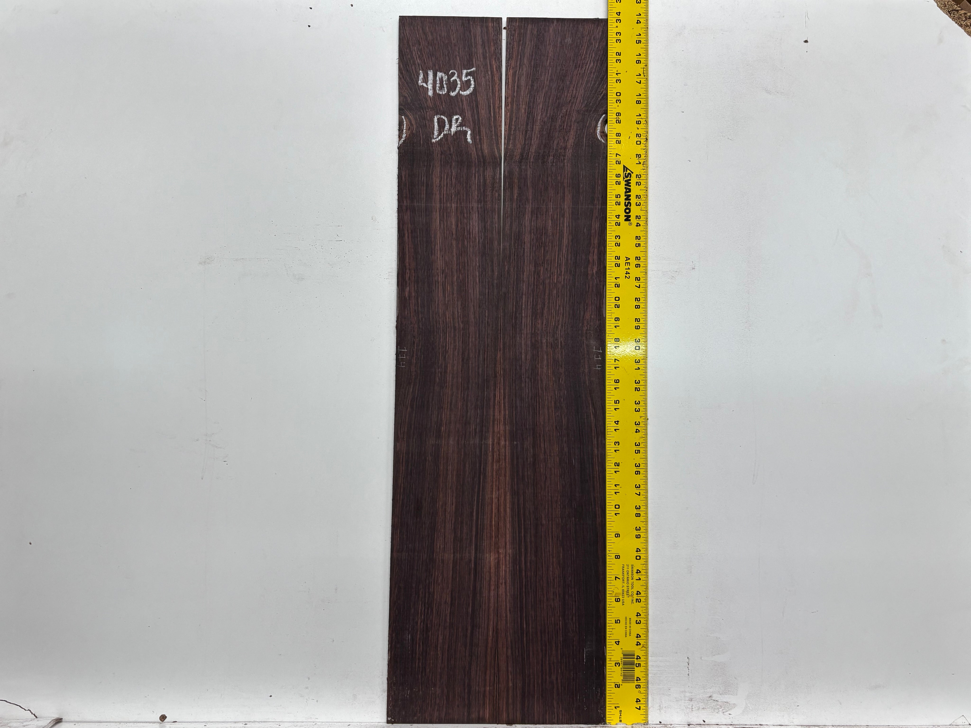 Royal Indian Rosewood Dreadnought Guitar Back & Side Set #4035 - Exotic Wood Zone