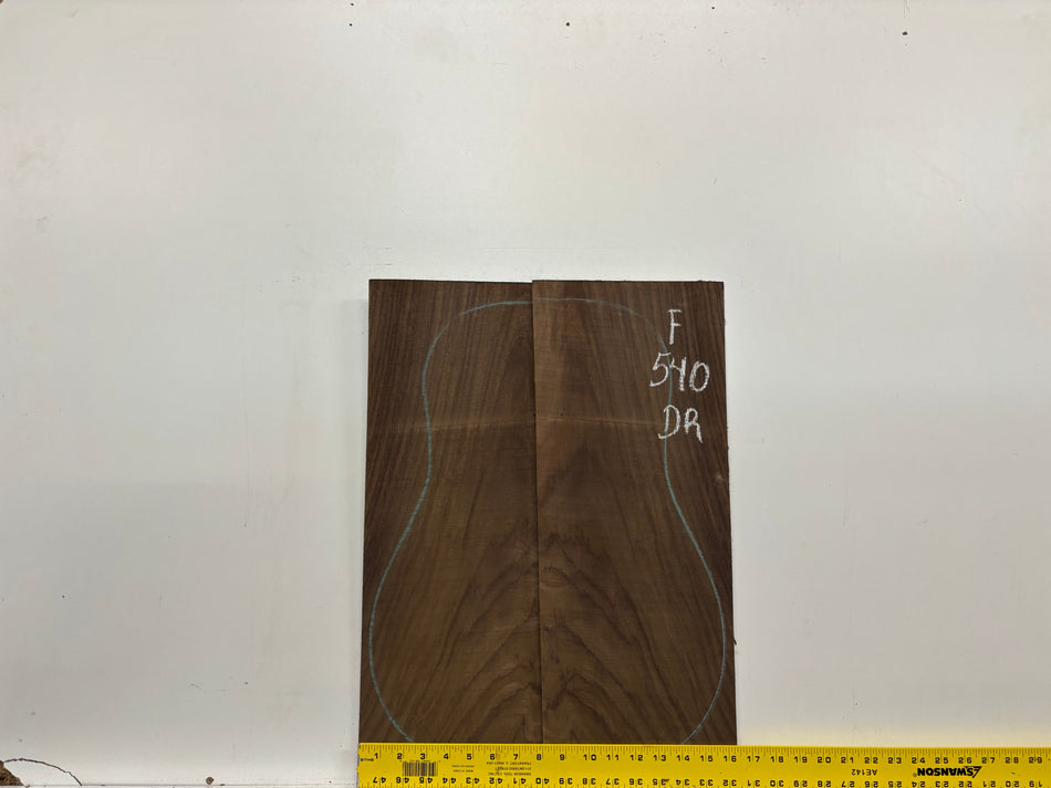 Juego de fondo y aros de guitarra de grado AAAA Dreadnought de palisandro de la India Oriental #61 