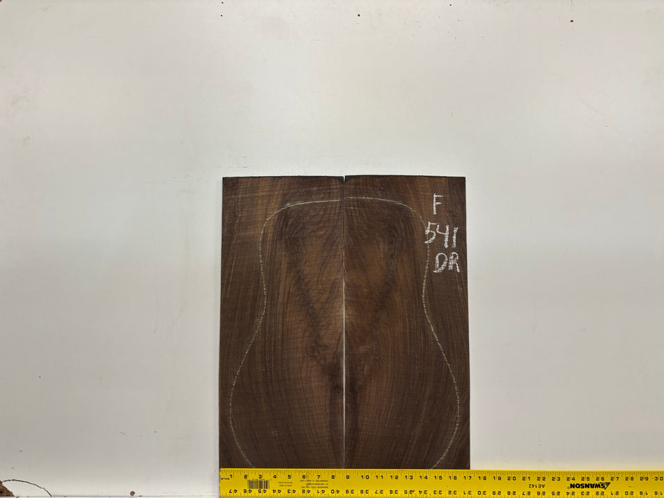 Juego de fondo y aros de guitarra de grado AAAA Dreadnought de palisandro de la India Oriental #61 