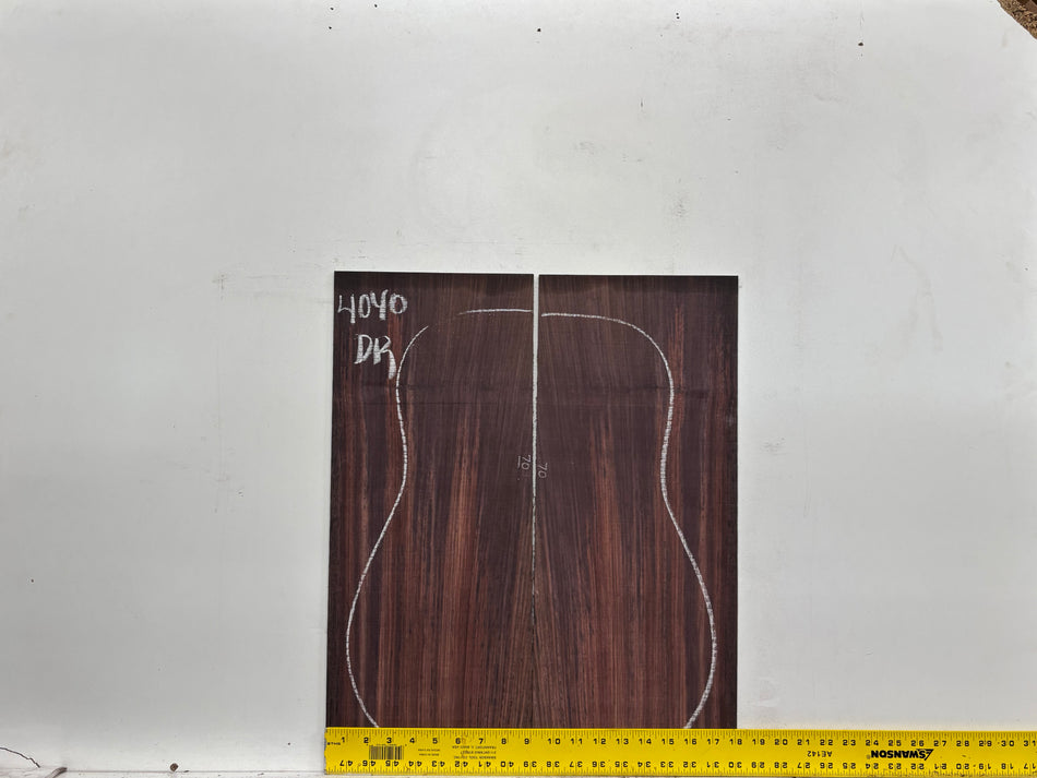 Royal Indian Rosewood Dreadnought Guitar Back & Side Set #4040 - Exotic Wood Zone